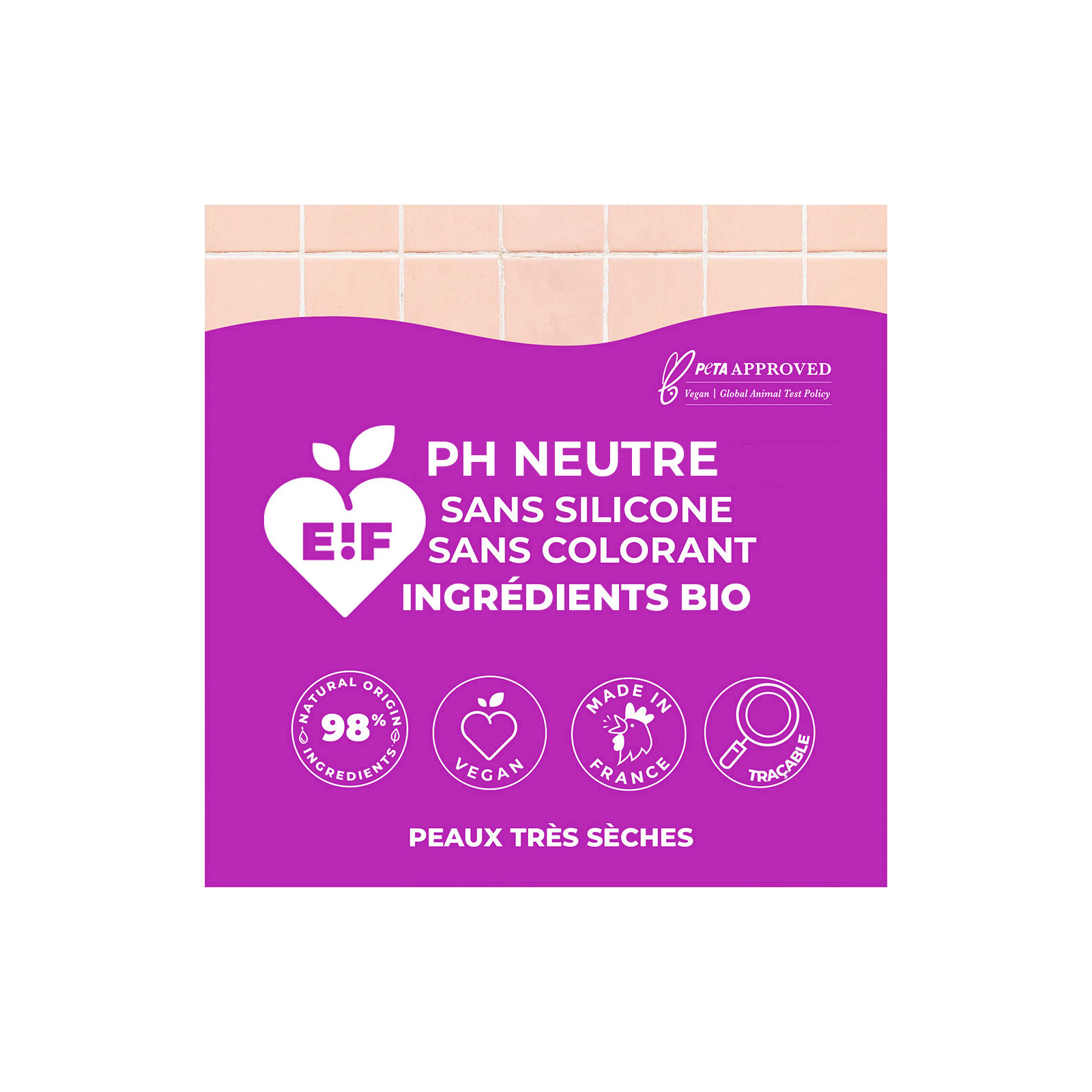 Gel Douche Energisant Pamplemousse Bio - Tous Types de Peaux, 1L | Natessance