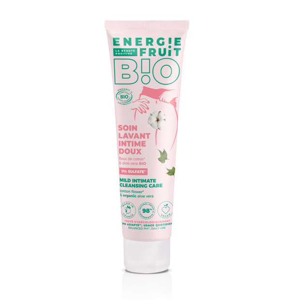 Energie Fruit Soin lavant intime bio fleur de coton aloe vera bio, 150ml | Parashop.com