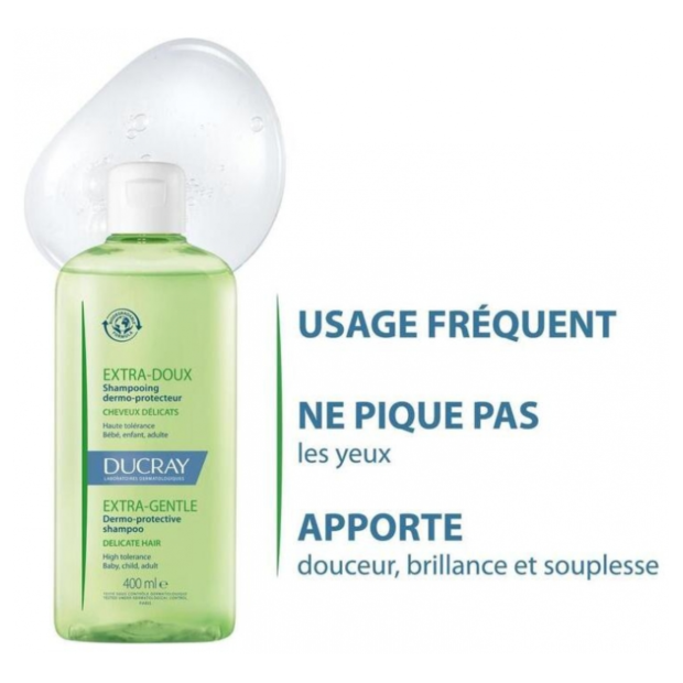 Extra-Doux Shampoing Dermo Protecteur, 400ml