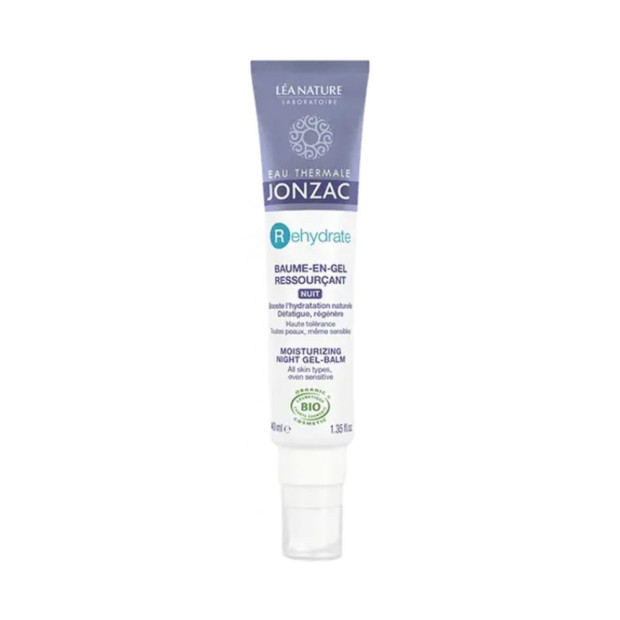 Jonzac REHYDRATE Baume-en-Gel Ressourçant Nuit Bio, 40ml | Parashop.com