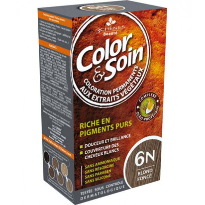 COLOR & SOIN Coloration permanente blond Foncé 6N