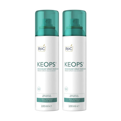 ROC KEOPS, Déodorant fraîcheur. Lot 2x100ml | Parashop.com