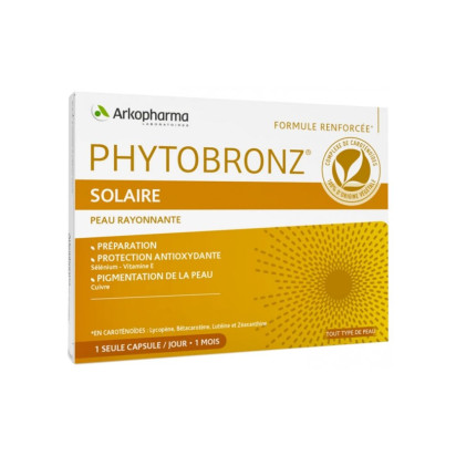 Arkopharma PHYTOBRONZ® Préparateur Solaire, 30 capsules | Parashop.com