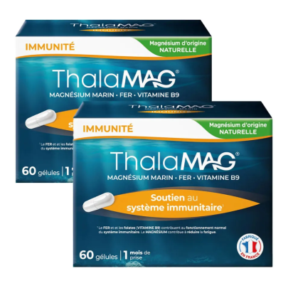 Soutien Au Système Immunitaire Magnésium Marin, 2X60 Gélules