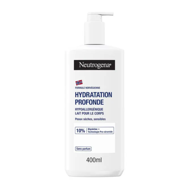 Hydratation Profonde Lait Corps Hypoallergénique, 400ml