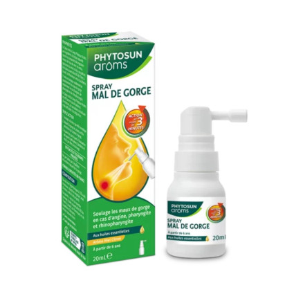 Phytosun Aroms Spray mal de gorge, 20ml | Parashop.com