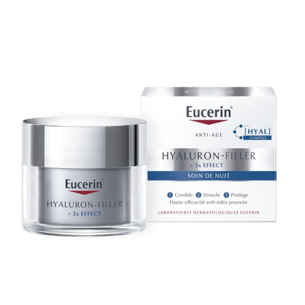 Eucerin HYALURON-FILLER+ 3x Effect Soin de Nuit, 50ml | Parashop.com