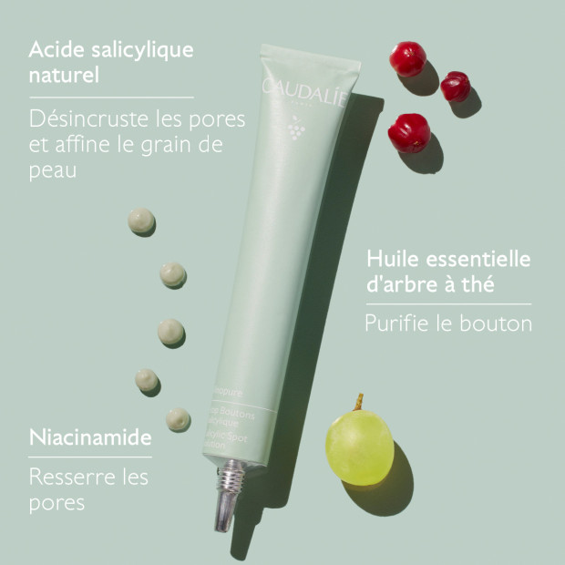 Caudalie VINOPURE Stop boutons salycilique, 15ml | Parashop.com