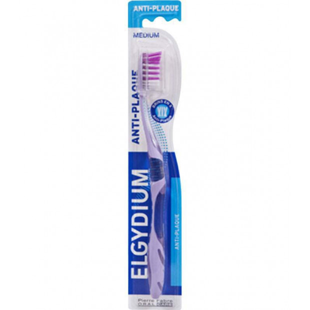 Brosse à Dents Anti-Plaque Medium Elgydium - Parashop