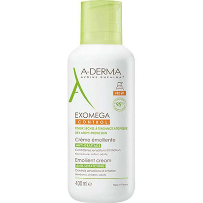 EXOMEGA CONTROL Crème émollient anti-grattage, 400ml A-Derma - Parashop