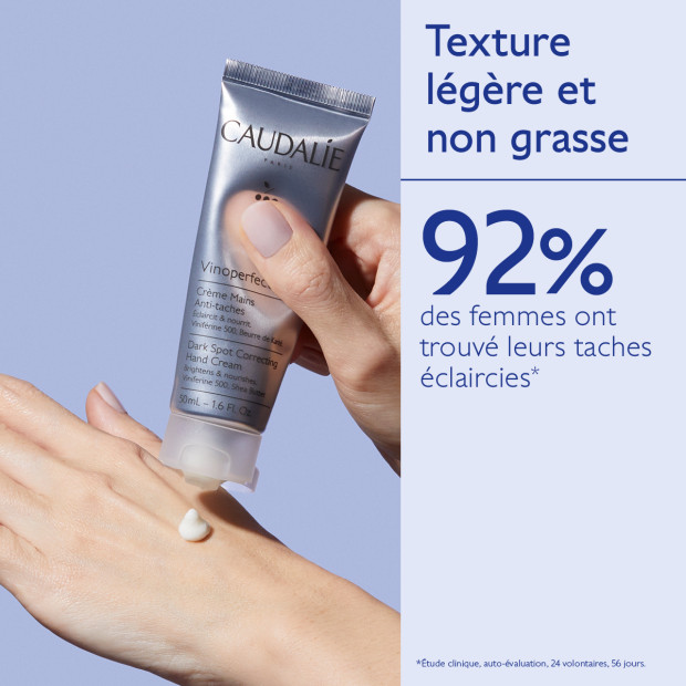 Caudalie VINOPERFECT Crème mains anti-taches, 50ml
