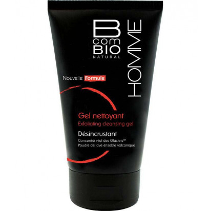 HOMME Gel nettoyant Désincrustant, 125ml B-Com-Bio - Parashop