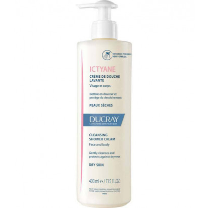 ICTYANE Crème Lavante Anti-dessèchement, 400ml Ducray - Parashop