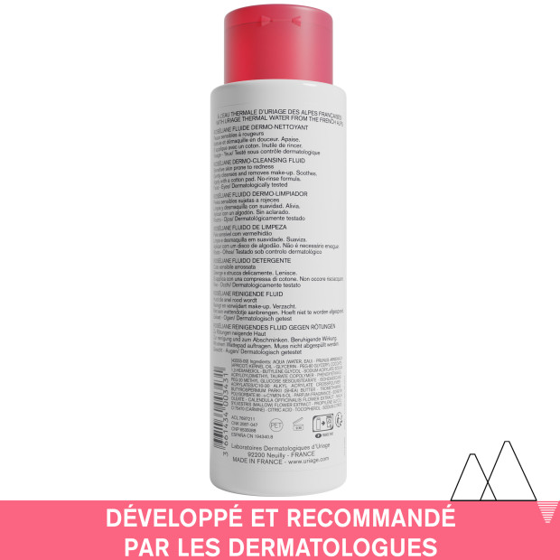 Uriage ROSÉLIANE Fluide Dermo-Nettoyant, 250ml | Parashop.com