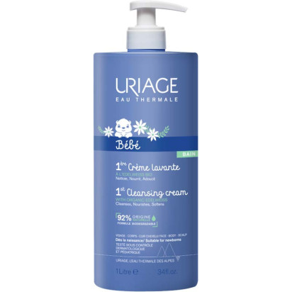 BÉBÉ 1ere Crème Lavante, 1L Uriage - Parashop