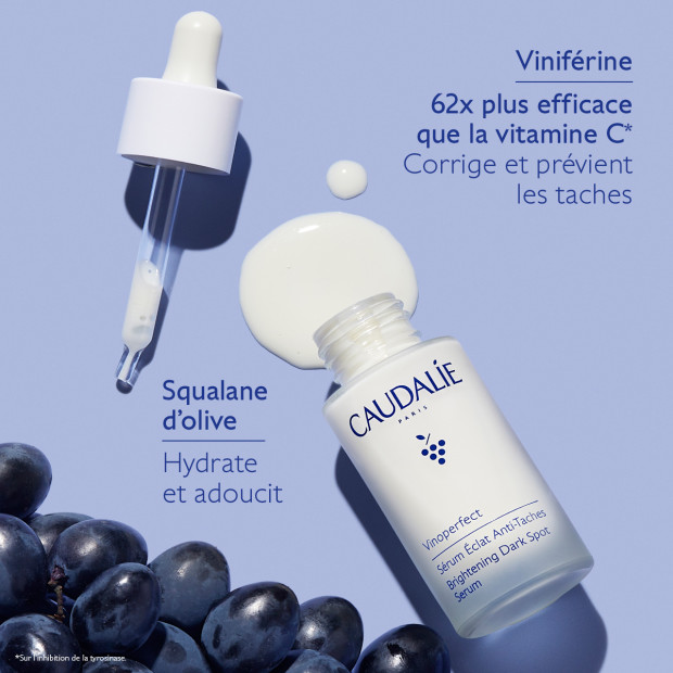Caudalie Coffret Vinoperfect Sérum anti-tâches 30ml + Vinosun Protect SPF50+ 25ml OFFERT | Parashop.com