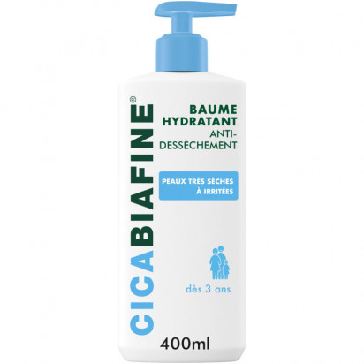 CICABIAFINE Baume Hydratant Corporel Quotidien, 400ml Les Dermocosmétiques de Biafine - Parashop
