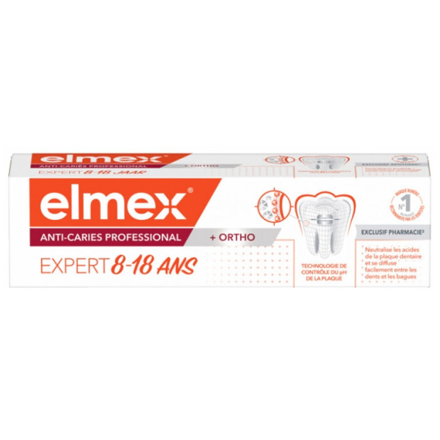 Dentifrice Anti-Caries Professional Expert 8-18 Ans, 75ml