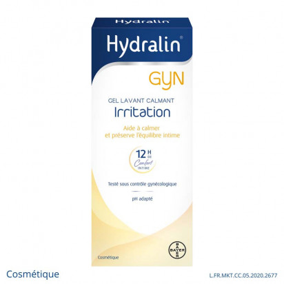 GYN Irritation Gel Lavant Calmant, 200ml Hydralin - Parashop