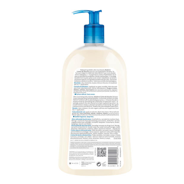 Bioderma ATODERM Crème de Douche, 1L | Parashop.com