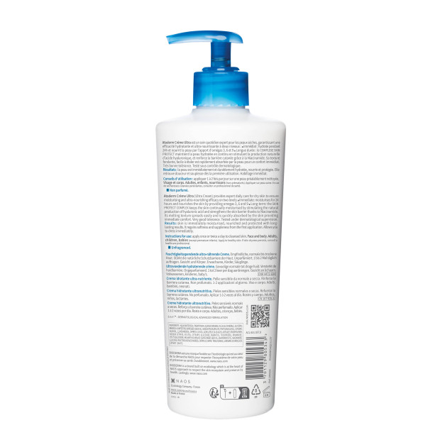 Bioderma ATODERM Crème Ultra nourrissante, flacon pompe 500ml | Parashop.com