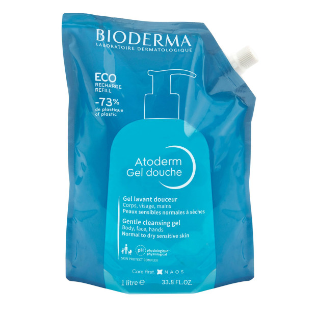 Bioderma ATODERM Gel Douche Éco-Recharge, 1L | Parashop.com