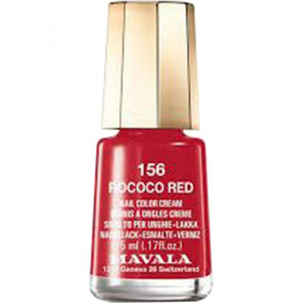 MINI COLOR vernis à ongles Rococo red N°156, 5ml Mavala - Parashop