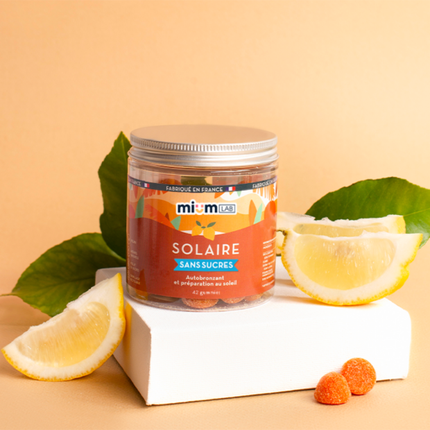 Gummies Solaire Sans Sucre, 42 Gummies