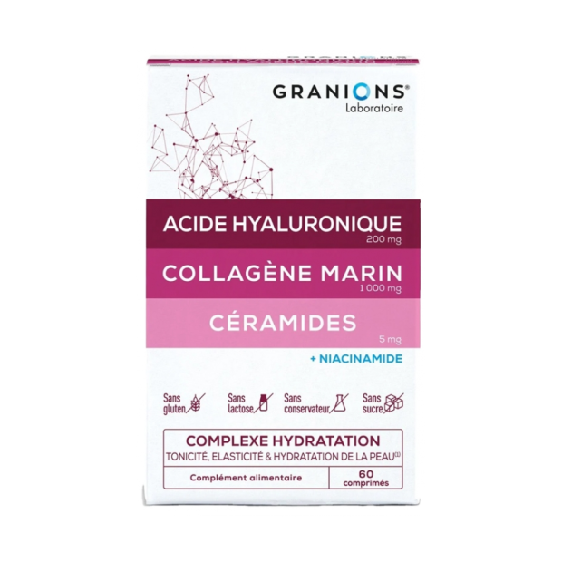 Complexe Hydratation Tonicité Élasticité & Hydratation De La Peau, 60 Comprimés