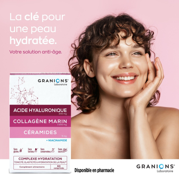 Complexe Hydratation Tonicité Élasticité & Hydratation De La Peau, 60 Comprimés