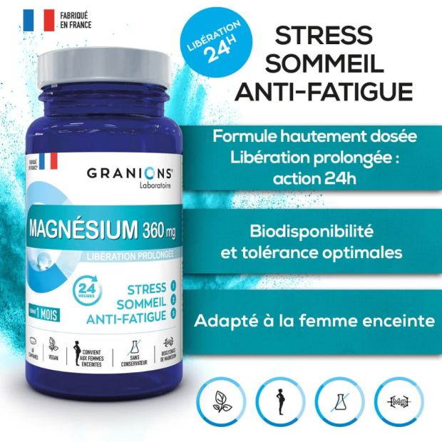 Magnésium 360 Mg, 60 Comprimés