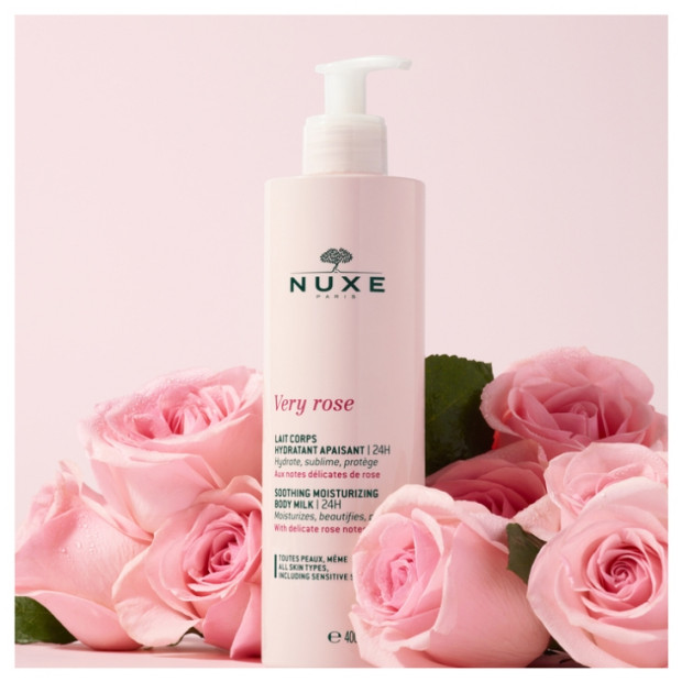 Very Rose Lait Corps Hydratant Apaisant, 400ml