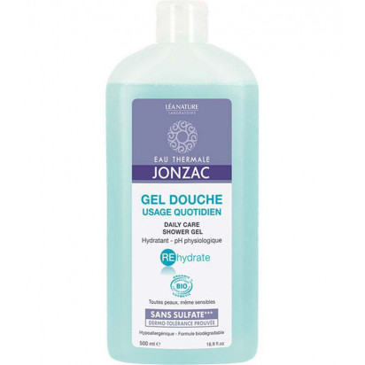 REHYDRATE Gel douche usage quotidien Bio, 500ml