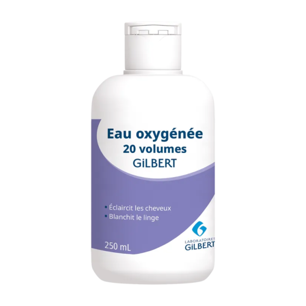 Eau Oxygénée stabilisée 20 volumes, 250ml Laboratoires Gilbert - Parashop
