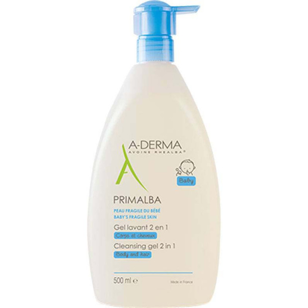 PRIMALBA Bébé Gel Lavant Douceur. Flacon-pompe 500ml A-Derma - Parashop