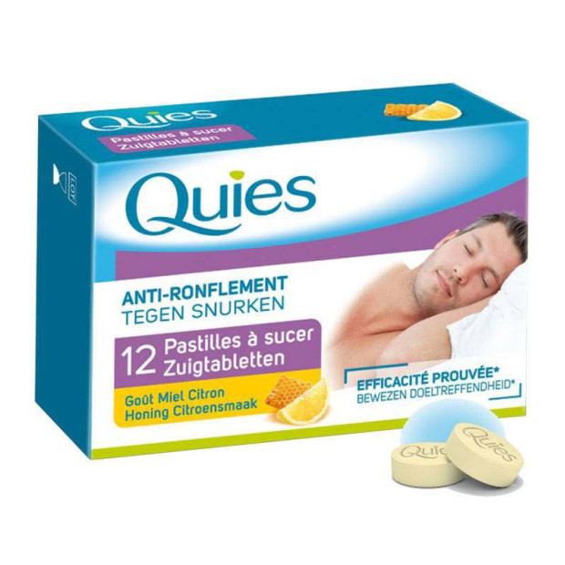 Anti-Ronflement Pastilles à Sucer Miel Citron. Boîte 12