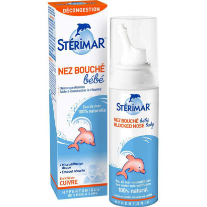 Hypertonique Nez Bouché Enfant, 100ml Sterimar - Parashop