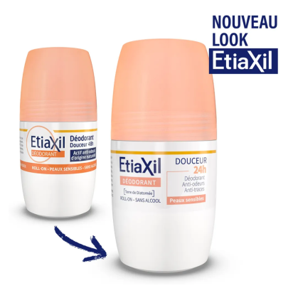 Déodorant Roll-On Douceur 24H Peaux Sensibles, 50ml