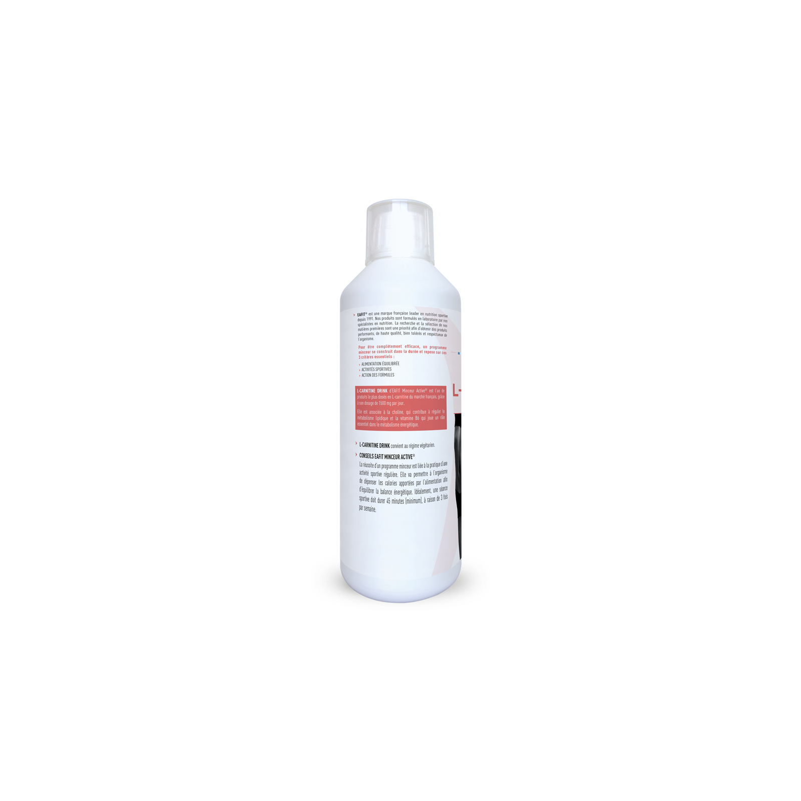 Ea Fit L-CARNITINE Drink Saveur Pêche, 500ml