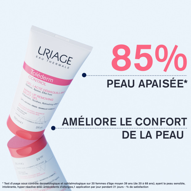 Tolederm Control Gel Lacté Démaquillant, 150ml