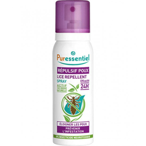 ANTI-POUX, Spray Répulsif Poux, 75ml Puressentiel - Parashop