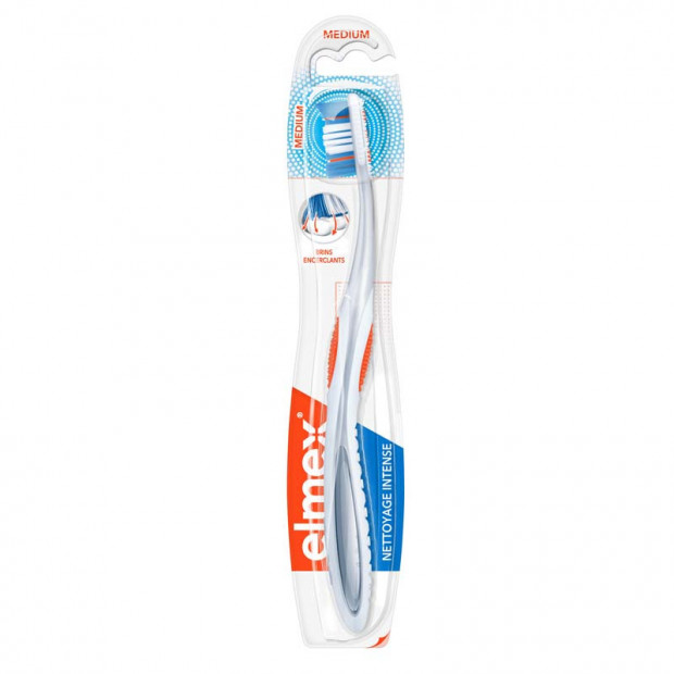 Brosse à Dents Nettoyage Intense médium Elmex - Parashop