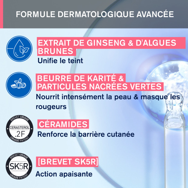 Uriage ROSÉLIANE Crème Riche Anti-Rougeurs, 50ml | Parashop.com