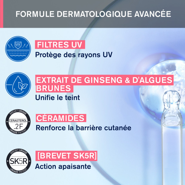 Uriage ROSÉLIANE Crème Anti-Rougeurs SPF30, 40ml | Parashop.com