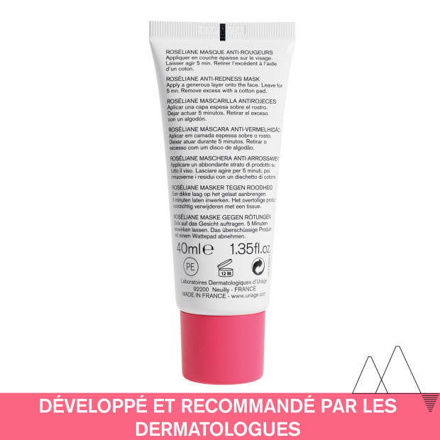 Uriage ROSÉLIANE Masque Anti-Rougeurs, 40ml | Parashop.com