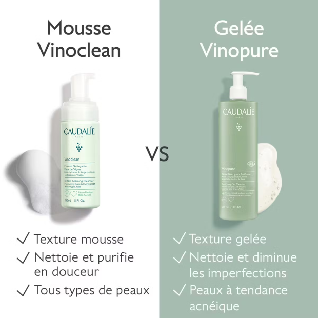 Vinopure Gelée Nettoyante Purifiante Bio, 385ml