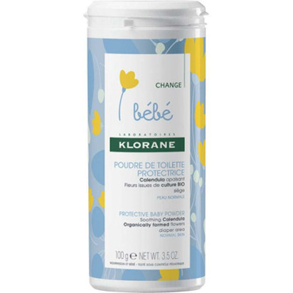 BEBE Poudre de toilette protectrice. Poudreuse 100 g Klorane - Parashop