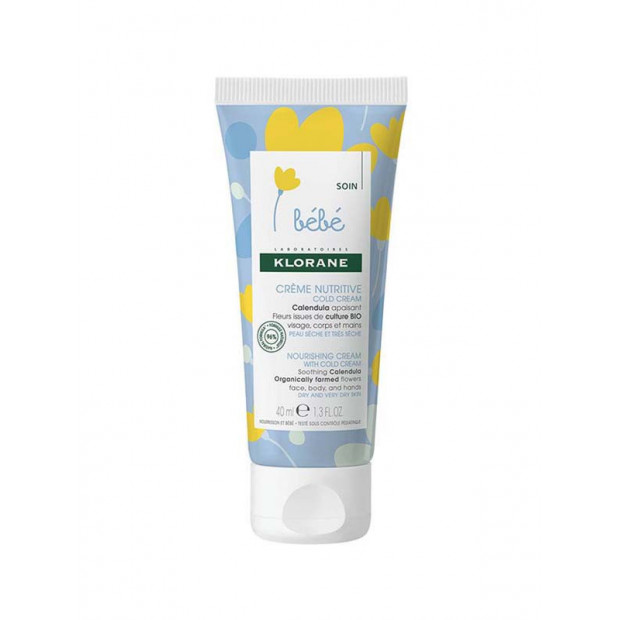 BEBE Nutrition crème au cold cream. Tube 40ml Klorane - Parashop