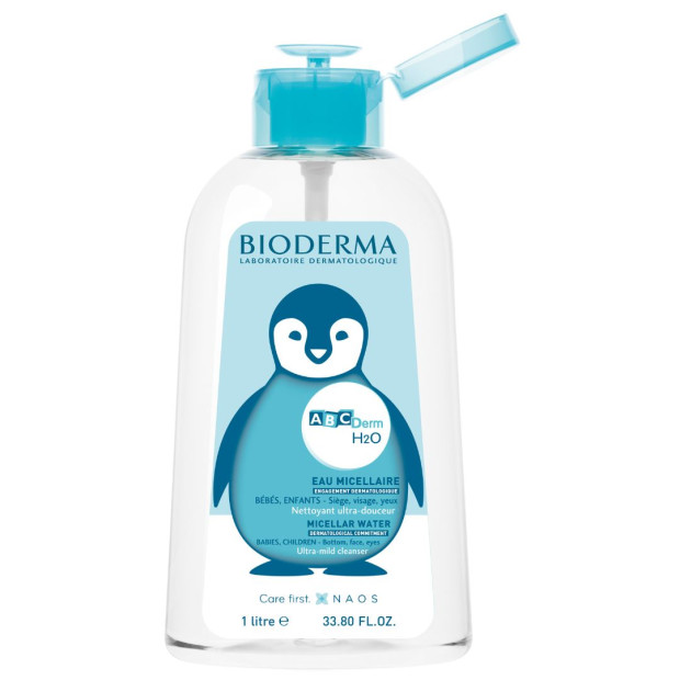 Bioderma ABCDerm H2O Eau Micellaire 1 Litre | Parashop.com