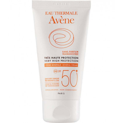 Crème minérale SPF50+, 50ml Avene - Parashop